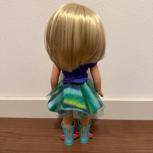 American Girl Wellie Wisher Camille 14/5" Doll & Bag Lot Blonde Hair Blue Eyes - Picture 5 of 11